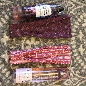 Maven Thread headbands and body spray